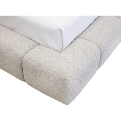 Alternative view of Olena Bed - King - Santa Cruz Oatmeal