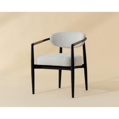Marita Dining Armchair - Black - Louis Cream