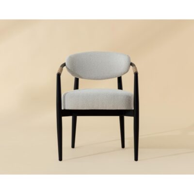 Alternative view of Marita Dining Armchair - Black - Louis Cream