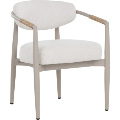 Marita Dining Armchair - Greige - Louis Cream