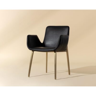 Lucano Dining Armchair - Bravo Black