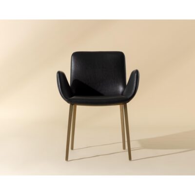 Alternative view of Lucano Dining Armchair - Bravo Black