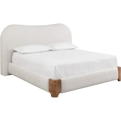 Knowles Bed - King - Eclipse White