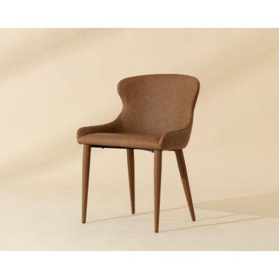 Evora Dining Chair - Milliken Cognac