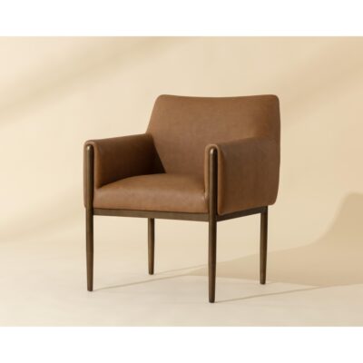 Olea Lounge Chair - Milliken Cognac