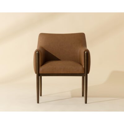 Alternative view of Olea Lounge Chair - Milliken Cognac