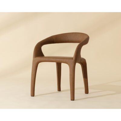 Atika Dining Armchair - Milliken Cognac