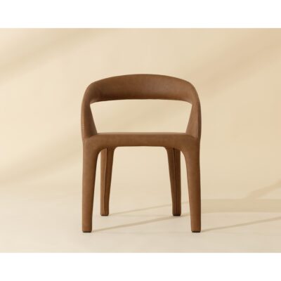 Alternative view of Atika Dining Armchair - Milliken Cognac