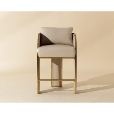 Alternative view of Baz Counter Stool - Napa Beige