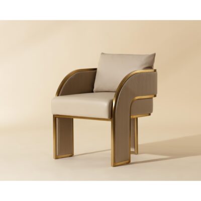 Baz Dining Armchair - Napa Beige