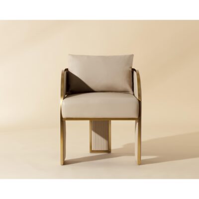 Alternative view of Baz Dining Armchair - Napa Beige