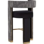 Adamina Barstool - Abbington Black / Hobbes Night - Image 4