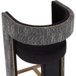 Adamina Barstool - Abbington Black / Hobbes Night - Image 5
