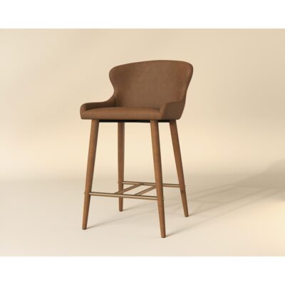 Evora Counter Stool - Milliken Cognac