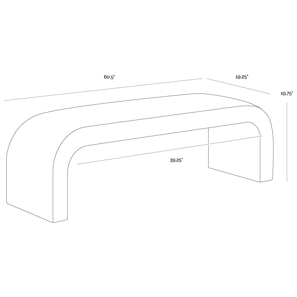 Nahara Bench - Bergen Olive - Image 5