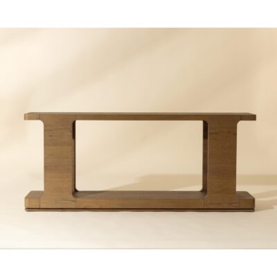 Alternative view of Hercules Console Table - Honey Grey