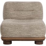 Tomo Lounge Chair - Holden Dusty Greige / Milliken Cognac - Image 2