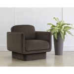 Everton Armchair - Meg Dark Brown - Image 5