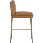 Lathan Barstool - Tan Leather - Image 3
