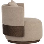Bastille Swivel Lounge Chair - Rhine Sandbank - Image 3