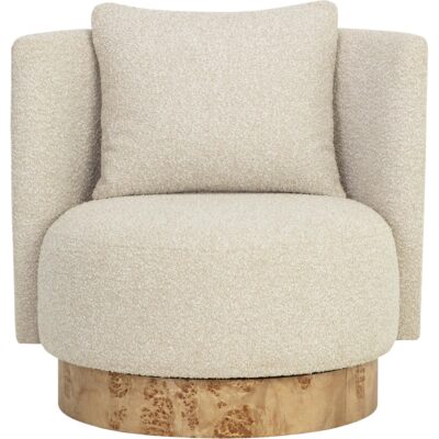 Alternative view of Fortis Swivel Lounge Chair - Santa Cruz Oatmeal