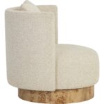 Fortis Swivel Lounge Chair - Santa Cruz Oatmeal - Image 3
