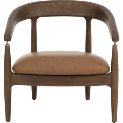Alternative view of Valmont Lounge Chair - Milliken Cognac