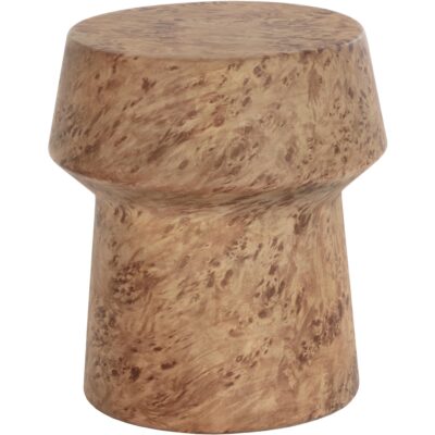 Alternative view of Brie End Table - Burl Look