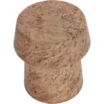 Brie End Table - Burl Look - Image 3