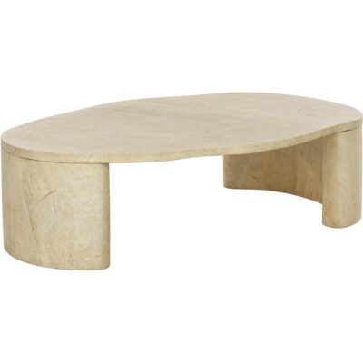 Alternative view of Savinah Coffee Table - Travertine Look - Natural
