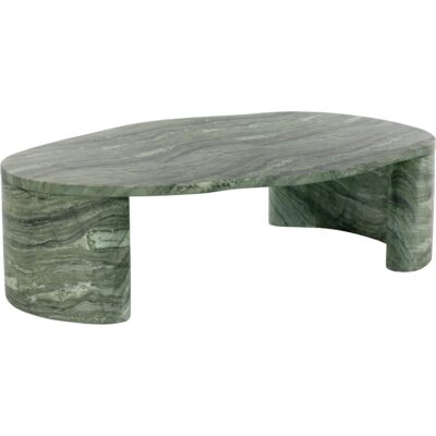 Alternative view of Savinah Coffee Table - Marble Look - Sage