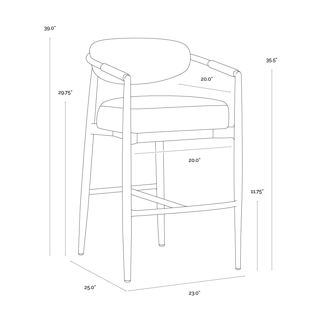Marita Barstool - Louis Cream - Image 7