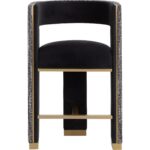 Adamina Counter Stool - Abbington Black / Hobbes Night - Image 2