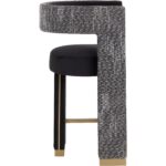 Adamina Counter Stool - Abbington Black / Hobbes Night - Image 3