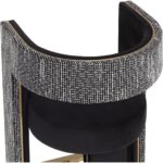 Adamina Counter Stool - Abbington Black / Hobbes Night - Image 5