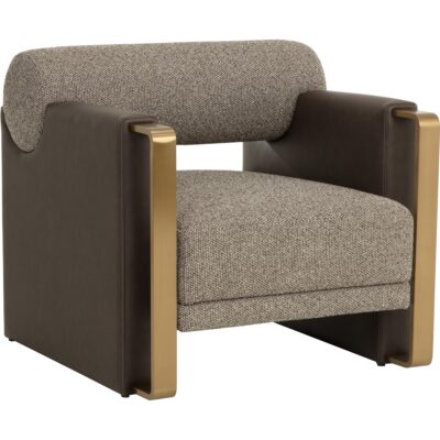 Edgar Lounge Chair - Gellar Earth / Eglinton Espresso