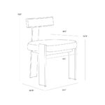 Titan Dining Chair - Vista Ganache - Image 6