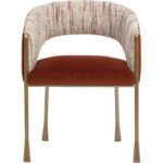 Jahara Dining Armchair - Meg Rust / Terri Nutmeg - Image 2