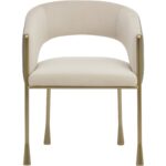 Jahara Dining Armchair - Meg Taupe / Porcini Taupe - Image 2