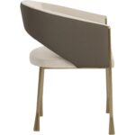 Jahara Dining Armchair - Meg Taupe / Porcini Taupe - Image 3