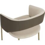Jahara Dining Armchair - Meg Taupe / Porcini Taupe - Image 5