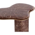 Isola End Table - Marble Look - Mocha - Image 5