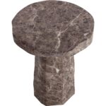 Baldur End Table - Marble Look - Dark Emperador - Image 3