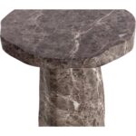 Baldur End Table - Marble Look - Dark Emperador - Image 4