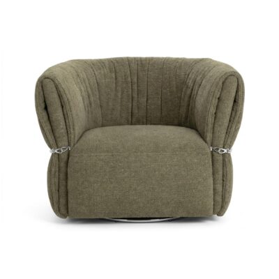 Alternative view of Davisville Swivel Armchair - Colorado Eucalyptus