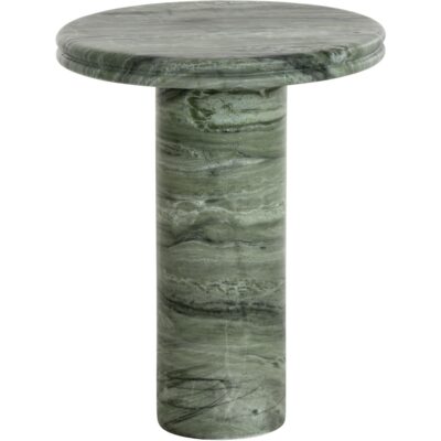 Alternative view of Bastion End Table - Marble Look - Sage