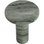Bastion End Table - Marble Look - Sage - Image 3