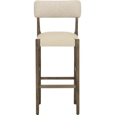 Alternative view of Guardi Barstool - Scottsdale Eggshell / Santa Cruz Oatmeal