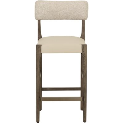 Alternative view of Guardi Counter Stool - Scottsdale Eggshell / Santa Cruz Oatmeal