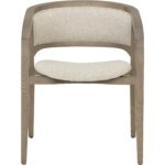 Arco Dining Armchair - Greige - Santa Cruz Oatmeal - Image 2